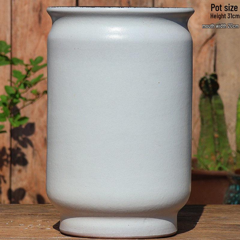 Высокий ручной керамический глиняный горшок для суккулентов и орхидей