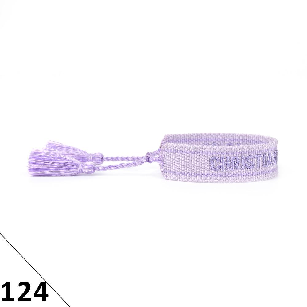 Браслет дружбы ручной работы с вышивкой и кисточками для женщин