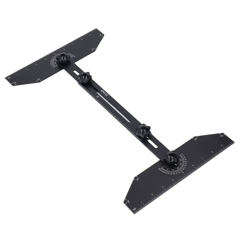 Алюминиевый шаблон для ступеней лестницы, инструмент для шаблона, вращающийся на 360 градусов, регулируемая длина и угол наклона