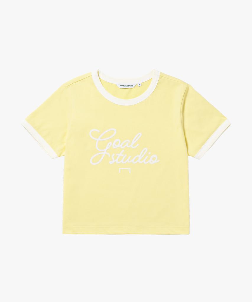 GOALSTUDIO Ws Script Linger Tee-Светло-желтый