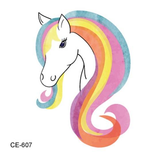 Cartoons Kids Temporary Tattoos Sticker Colorful Fake Tattoo Flash Waterproof Small Body Art Couple Child Designs