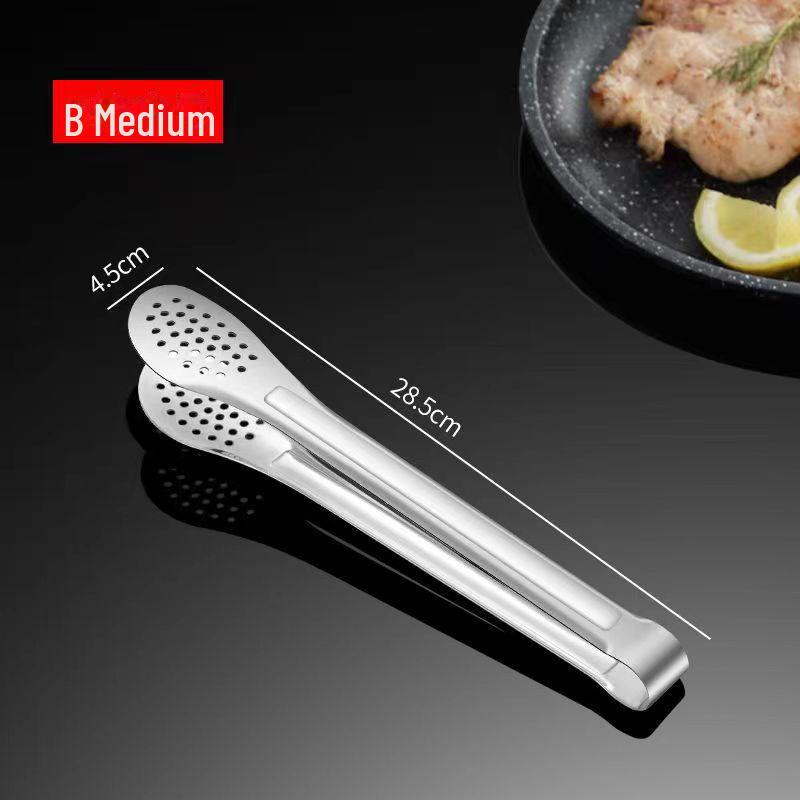 Щипцы для еды из нержавеющей стали, предотвращающие ожоги, для барбекю или хлеба