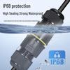Водонепроницаемый наружный мини-терминал-разветвитель проводов IP68, 2 входа 2 выхода, Защищенный от дождя, Электрический, для холодной запрессовки, для заглубления