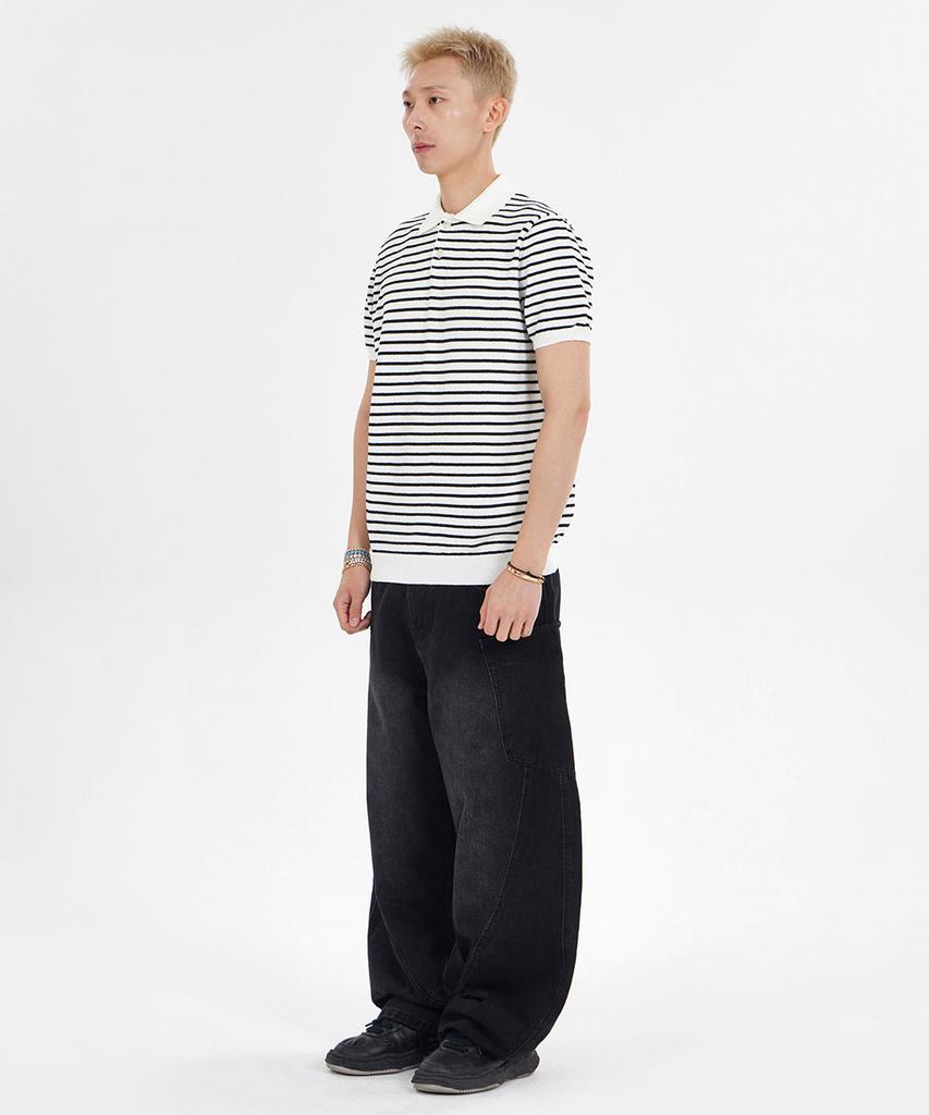 MAKEITTO Balloon Wide Denim Pants_Black