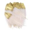 10/50pcs Gold White Goose Feathers Dyed Colorful Natural Gooset Plumes 15-20CM Costume Party Decor Feathers for Craft