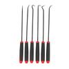 6Pcs Pick Hook Set Anti Slip Handle Easy To Use Pick Hook Puller Remover Tool for Car Auto Oil