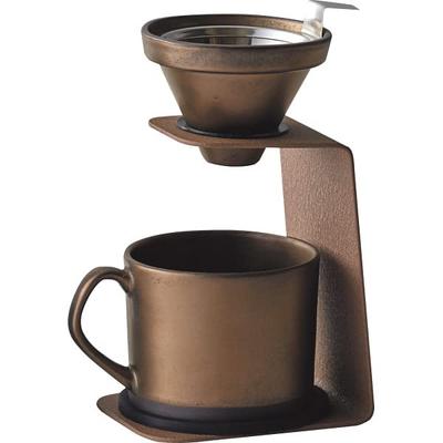 Maebata Пуровер для заваривания кофе 52295 Набор для одной порции, Золотой,