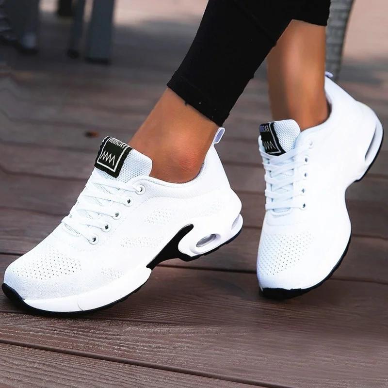 Women Platform Casual Sneakers Shoes Mesh Breathable Running Shoes Chunky Summer Sports Tenis Shoes  Luxury Vulcanize Shoes