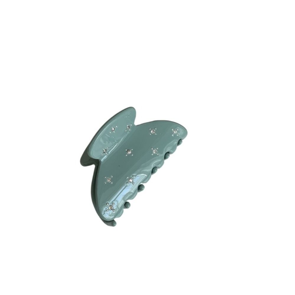 Semicircle Hair Accessory Rhinestone Girls Hair Claw Hair Clip Korean Style Shark Clip Headwear