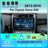 Car Radio Android 14 Carplay For Toyota Verso R20 2010-2013 2014-2016 Multimedia Player GPS Navigation Head Unit 2din Stereo DSP