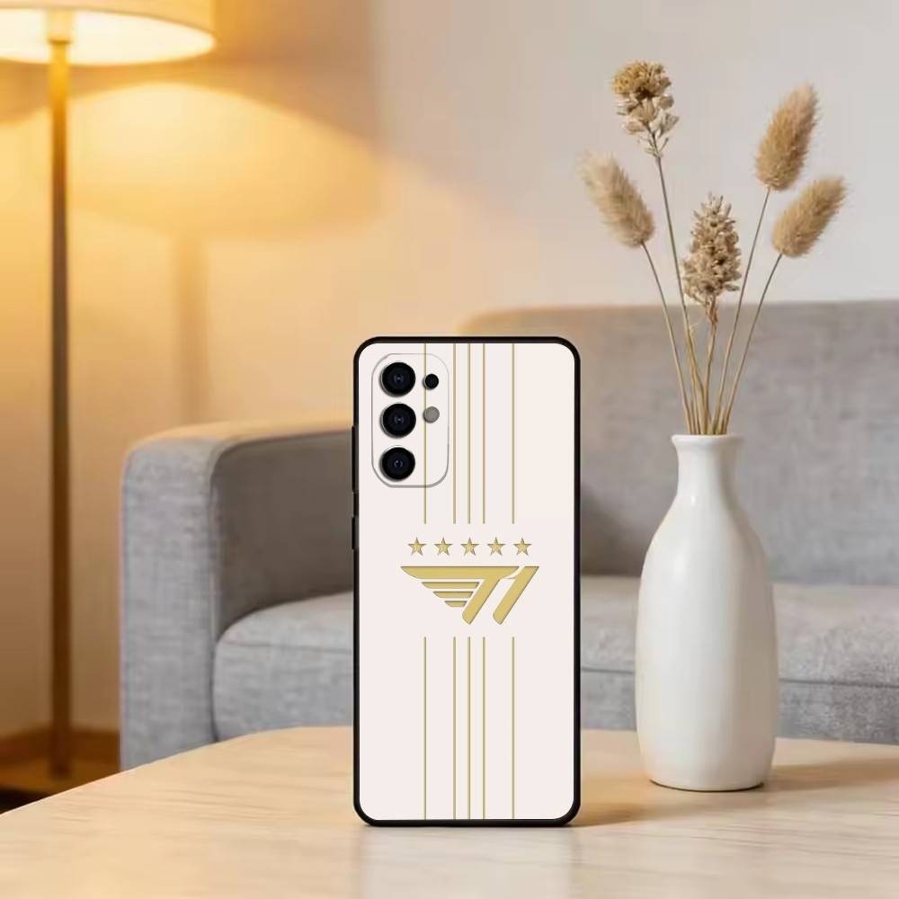 Крутой чехол для телефона t-T1 E-gaming Design Черный Силиконовый Мягкий Для Samsung S25,S24,S21,S22,S23,S30,Ultra,S20,Plus,Fe,Lite