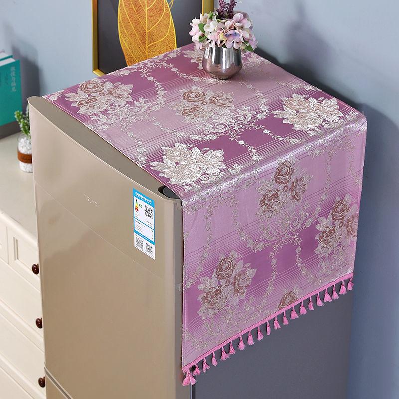 Ткань Кружевной Чехол для Холодильника, Чехол Для Морозильника, Пылезащитный Чехол Для Стиральной Машины Барабанного Типа, Полотенце