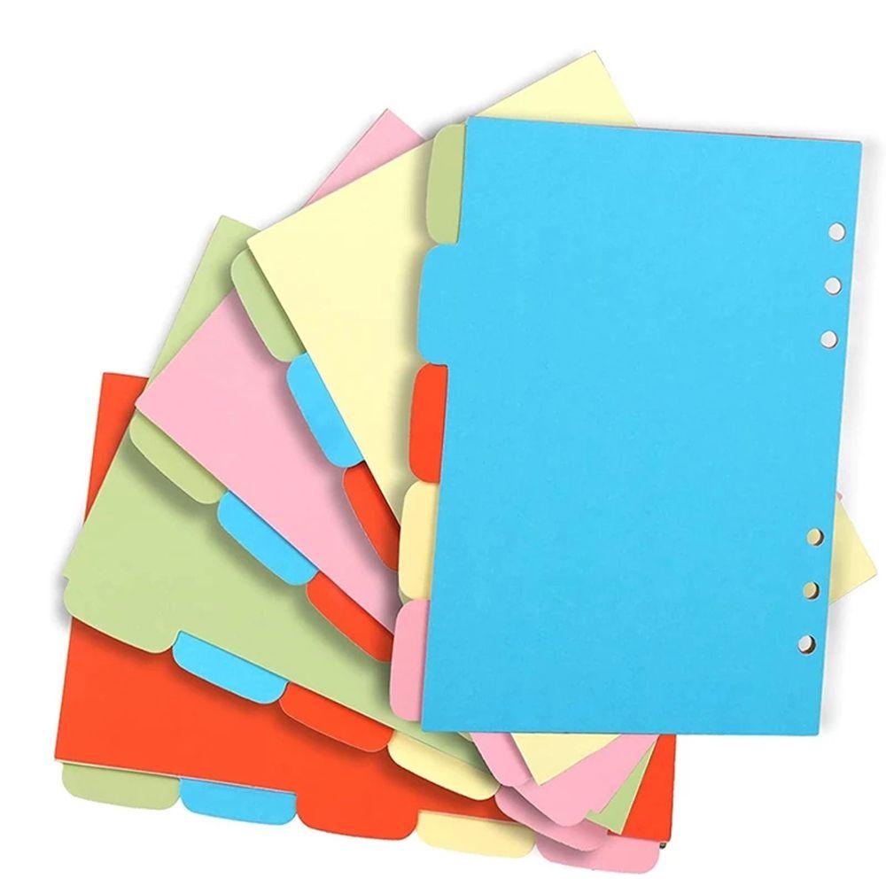 Classified Lables Refill Papers Planner Binder Dividers Index Divider Index Pagination A5 A6 A7