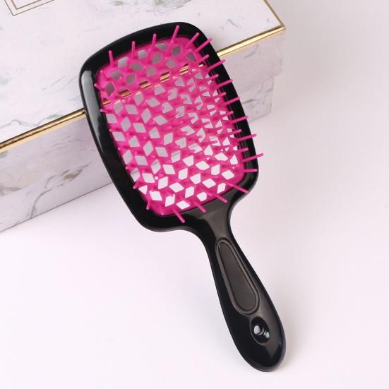Detangling Hair Brush Hollow Ergonomic Handle Scalp Massage Women Girls Wet Dry Long Curly Fluffy Hair Styling Comb Hairdressing Tool