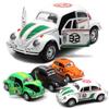 W1241:32 Volkswagen Beetle Car Model Alloy Car Classic Toys Diecasts Model Vehicles Collection Children Toy Gifts