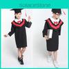 Performance Doctoral Master Gowns Kids Cosplay Costume Halloween Gift Party