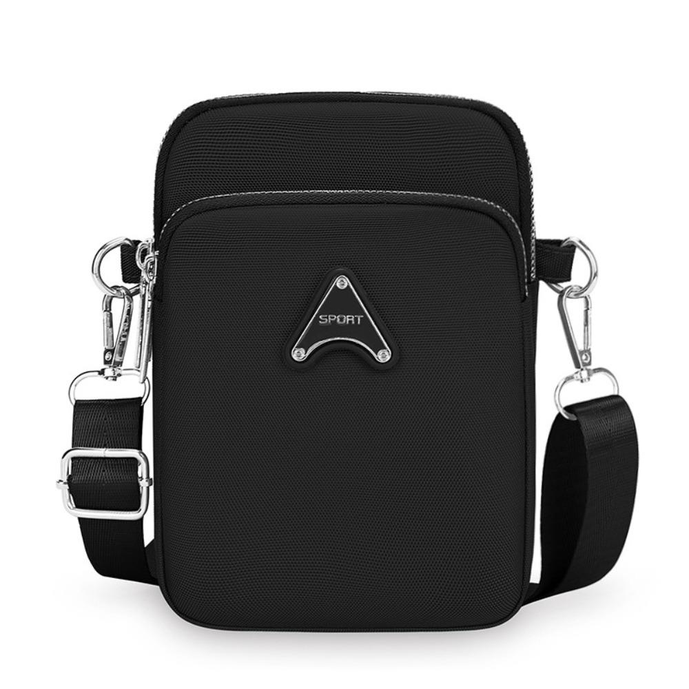 Multifunction Crossbody Bag Nylon Small Phone Bag Simple Canvas Shoulder Bag  Daily