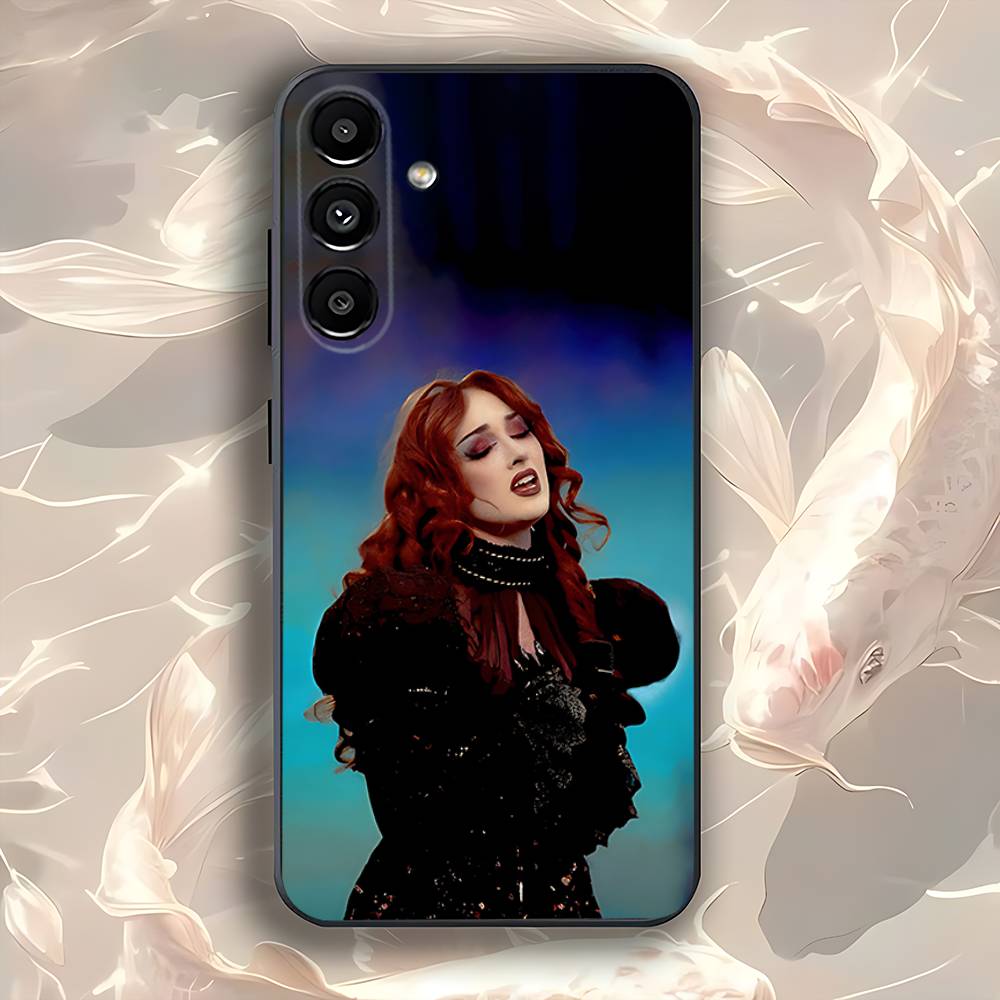 C-Chappell Roan Singer Phone Case For Samsung Galaxy A73,31,32,72,41,53,52,71,22,5G,Note,J7,8,9 Soft Black Cover