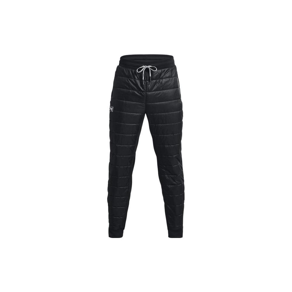 Under Armour Повседневные брюки с манжетами и логотипом, мужские, черные 1368676-001