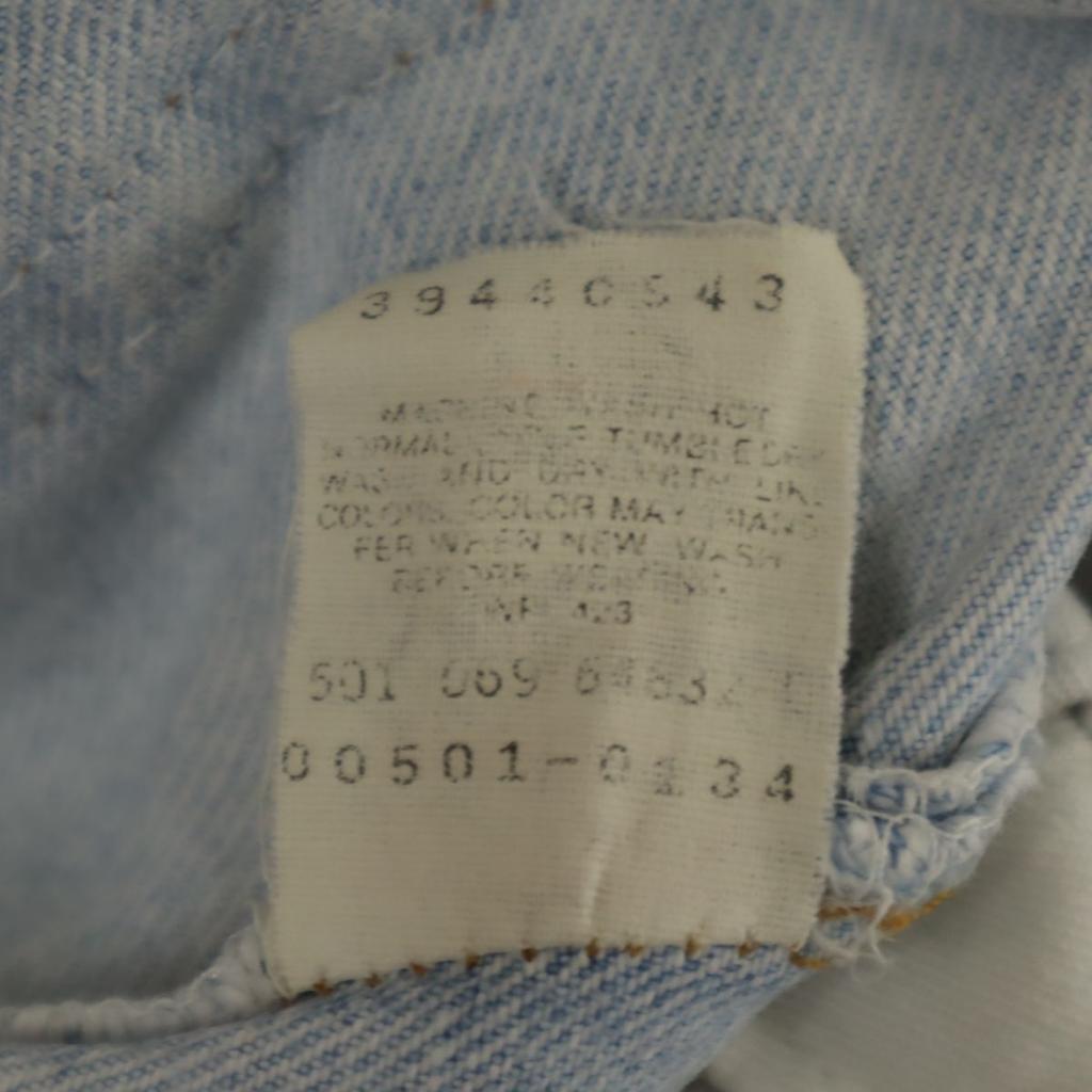 Levi's Джинсы 501 прямого кроя 80-х годов W30 Джинсы на пуговицах Мужские Б/У