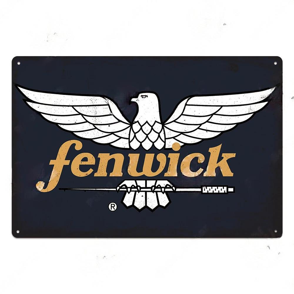 Fishing Gear Posters Vintage Metal Tin Signs Decor Retro Plaque Metal Plate Home Wall Art Room Decoration For