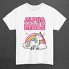 Alpha Male Rainbow Unicorn T-Shirt – Funny Ironic Meme Graphic Tee, Gift for Friends