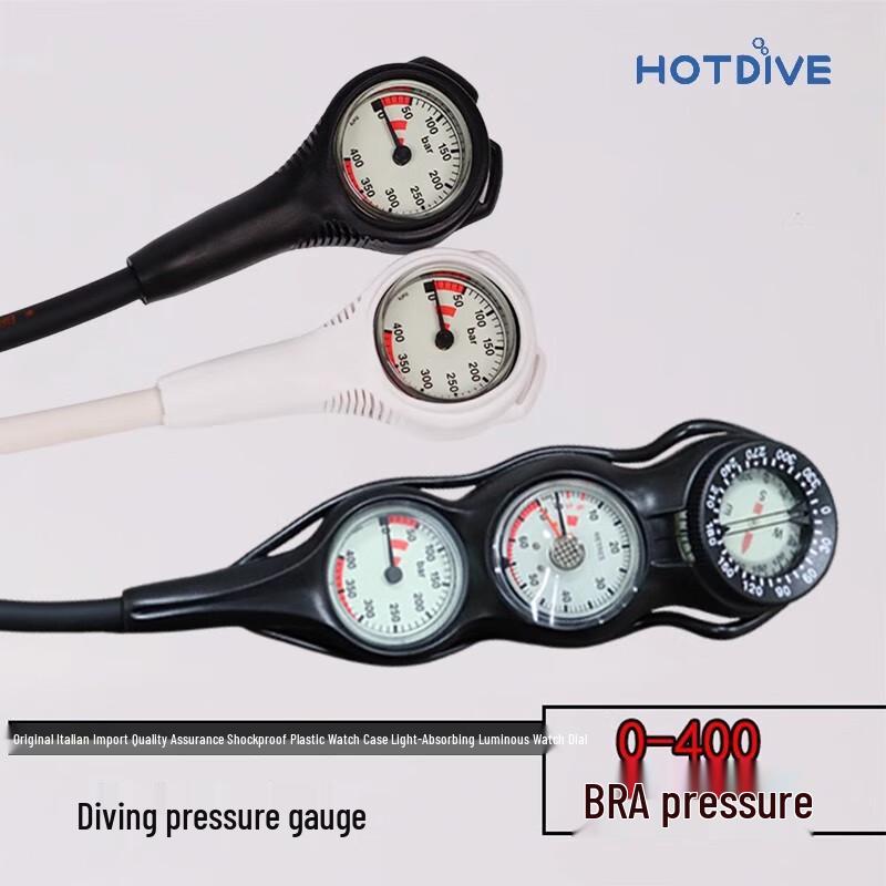 HOTDIVE Итальянская консоль с 3 манометрами для дайвинга