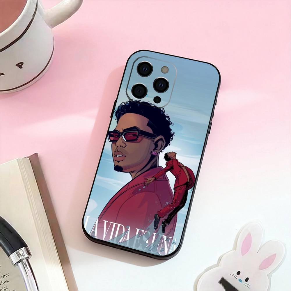 M-Myke Towers Ganga Phone Case For iPhone 17,16,15,14,13,12,11 Plus,Pro Max,Soft Silicone Black Cover