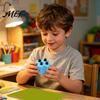 Portable Math Learning Aid 4-in-1 Practice Roller Stamp, Addition Subtraction Multiplication Division Easy for Kids Facts Worksheet Maker Kids,