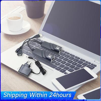 USB-удлинитель Ethernet до 100 м, USB 2.0, сетевой кабель-удлинитель до разъема RJ45, Plug and Play для камеры, мыши, клавиатуры