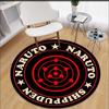 Anime Naruto Print Carpet  Area Rugs Round Carpet for Living Room Floor Mat Flannel Anti-Slip Mat for Children