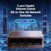5-портовый Ethernet-коммутатор 10/100/1000 Мбит/с Гигабитный сетевой коммутатор Адаптер Дуплексный разветвитель Интернета Ethernet Интеллектуальный коммутатор