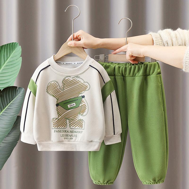 Boys' Spring and Autumn Hoodie Set Autumn Children's Clothing Boys' Clothing Autumn Two-piece Set