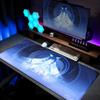 Аниме Милый Коломбина Коврик для мыши Нескользящая резина Игровой Genshin Impact Коврик для мыши Клавиатурный коврик Компьютерный ПК Ноутбук Коврик XXL Настольный коврик