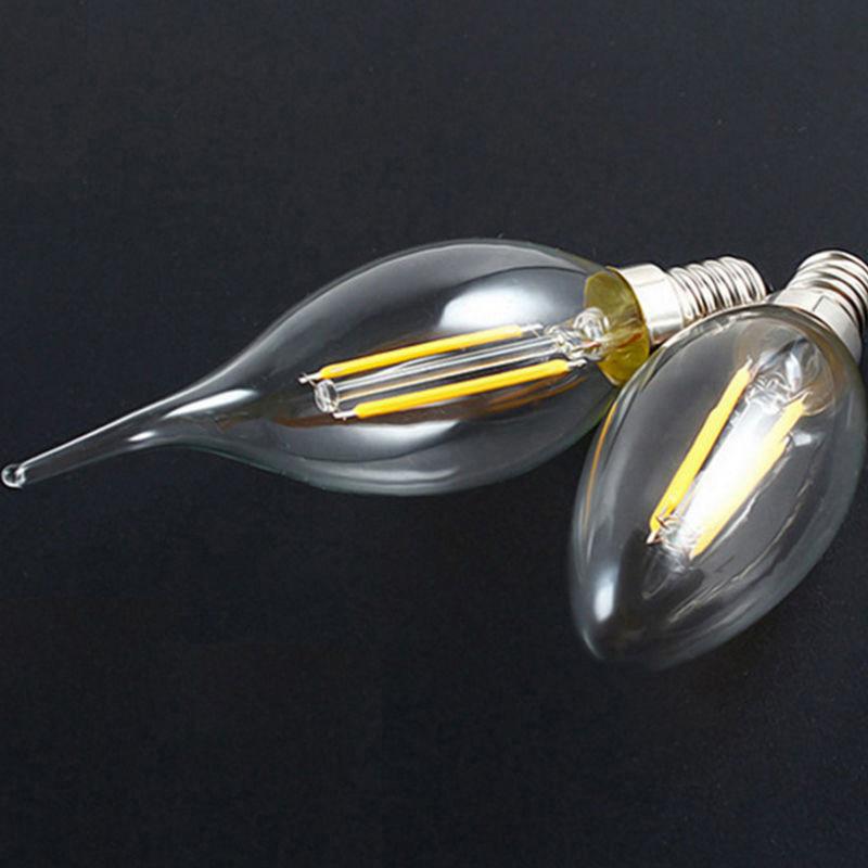 E14 4W ретро Эдисон светодиодная лампа накаливания лампа Ac180-240V стеклянная лампочка новая