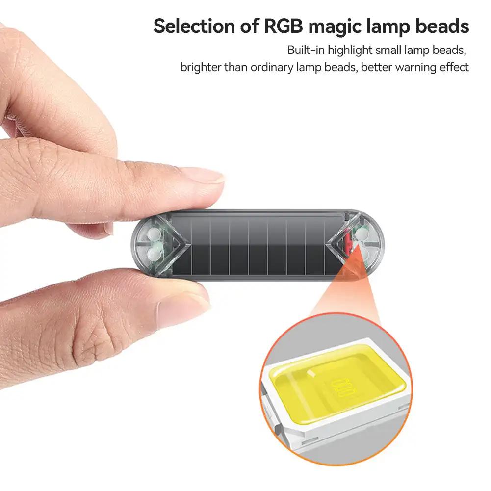 Стробоскопическая система безопасности, универсальная вспышка, светодиодная сигнальная лампа, имитация солнечной энергии автомобиля, поддельная защита от кражи