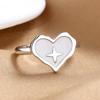 925 Sterling Silver HipHop Ring Open Adjustable Silver/Gold For Women Exquisite Student Girlfriend Jewelry Wedding Party GiftG