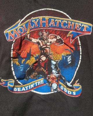 Molly Hatchet Beatin The Odds Концертная хлопковая унисекс футболка всех размеров UU99