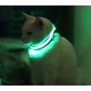 Bright Led Pet Collar For Cats And Dogs Adjustable Usb Rechargeable Nylon Material