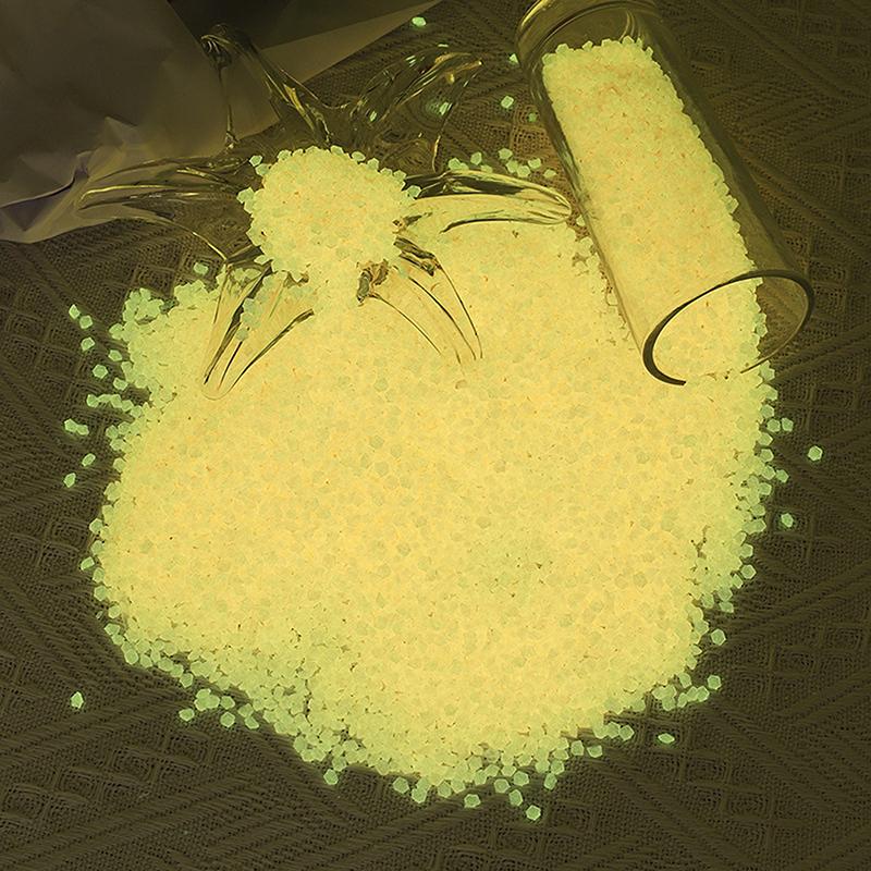 2000Pcs 3-5Mm Glow In Dark Stone Luminous Sand Pebble Garden Yard Path Lawn Patio Fish Tank Aquarium Home Diy Decoration