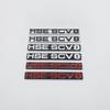 3D ABS Letters HSE SCV8 Trunk Edition Emblem Car Side Badge Logo Sticker Chrome Silver Black Red
