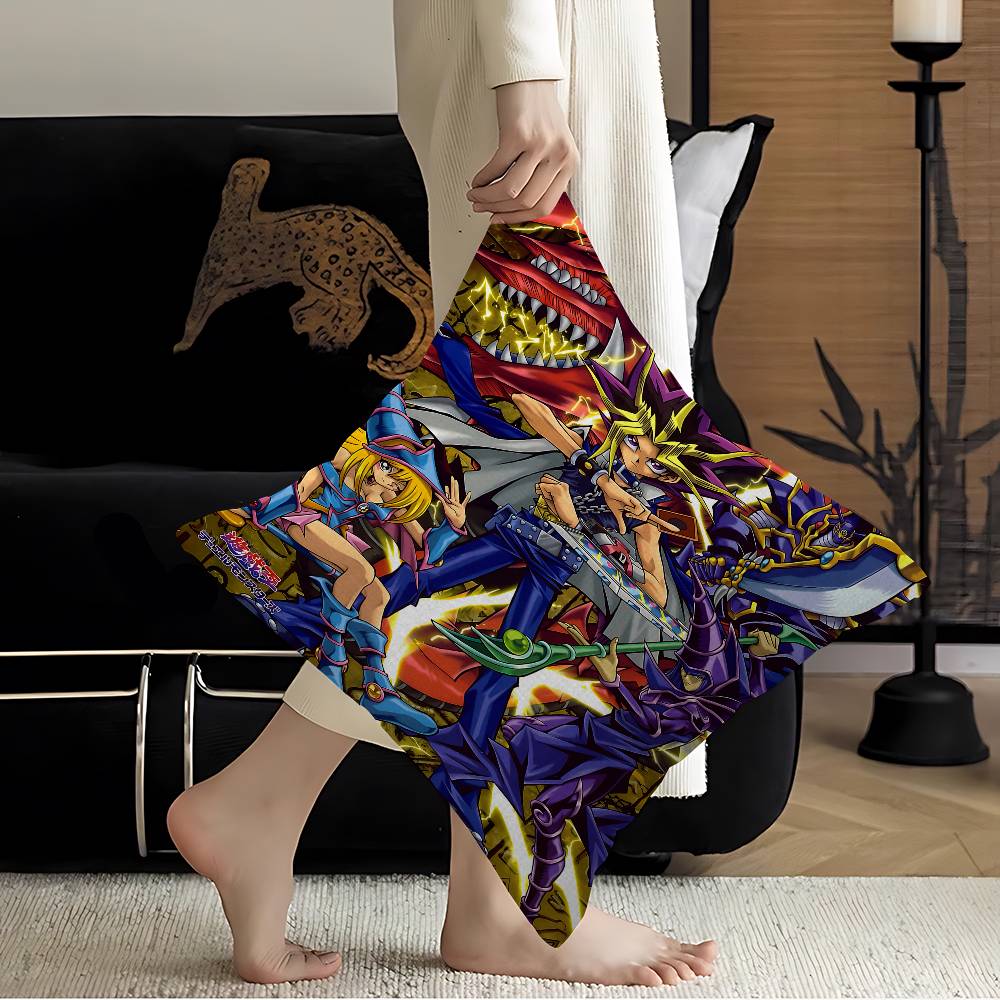 Amine Yu Gi Oh Retro Pillow Cushion Cover Pillowcase Living Room Sofa Home Decor Customized