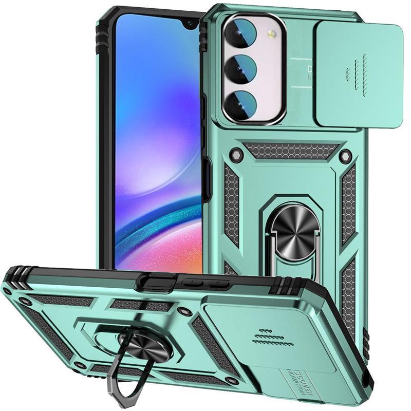 Противоударный защитный чехол для слайд-камеры для Samsung Galaxy A54 A05S A04S A14 A53 S22 S23 S24 Xiaomi Redmi Note 12 11 iPhone 15 14 13 12 Pro Max Ring Cover