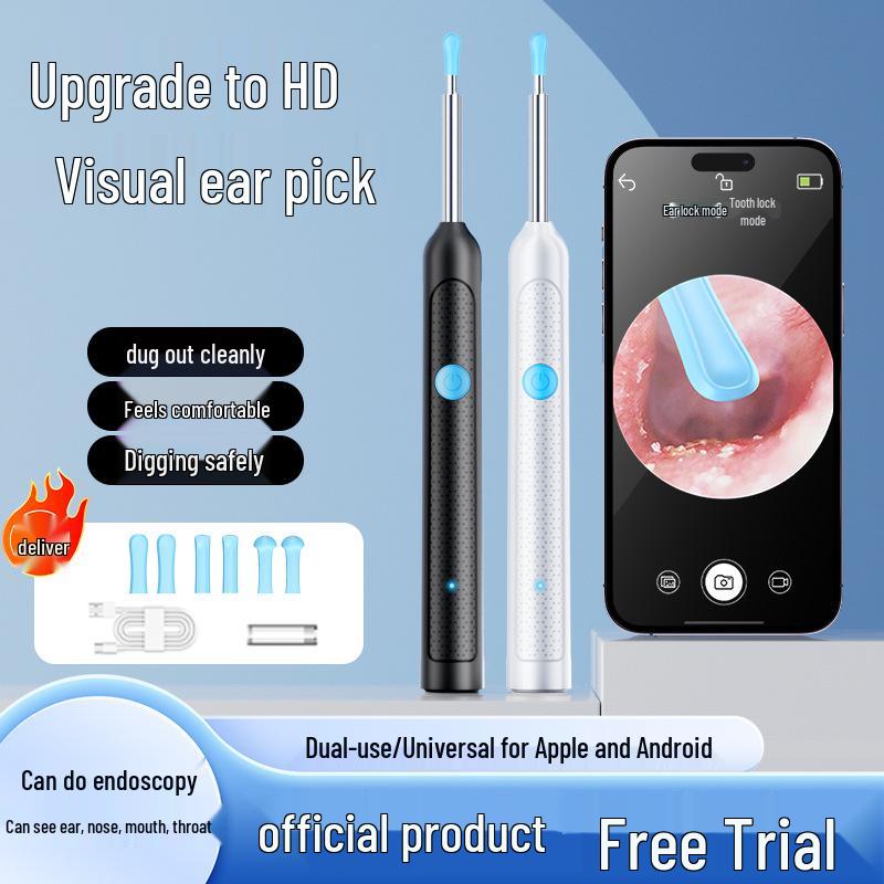 Детская умная беспроводная HD камера инструмент для чистки ушей