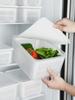 Double-Layer Kitchen Drain Basket and Fresh-Keeping Box with Lid