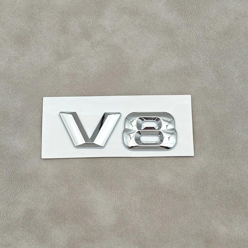 Хромированные буквы ABS Наклейка на крыло автомобиля Боковой значок V6 V8 V10 V12 Эмблема Логотип Для W205 W204 W213 W212 W221 Аксессуары