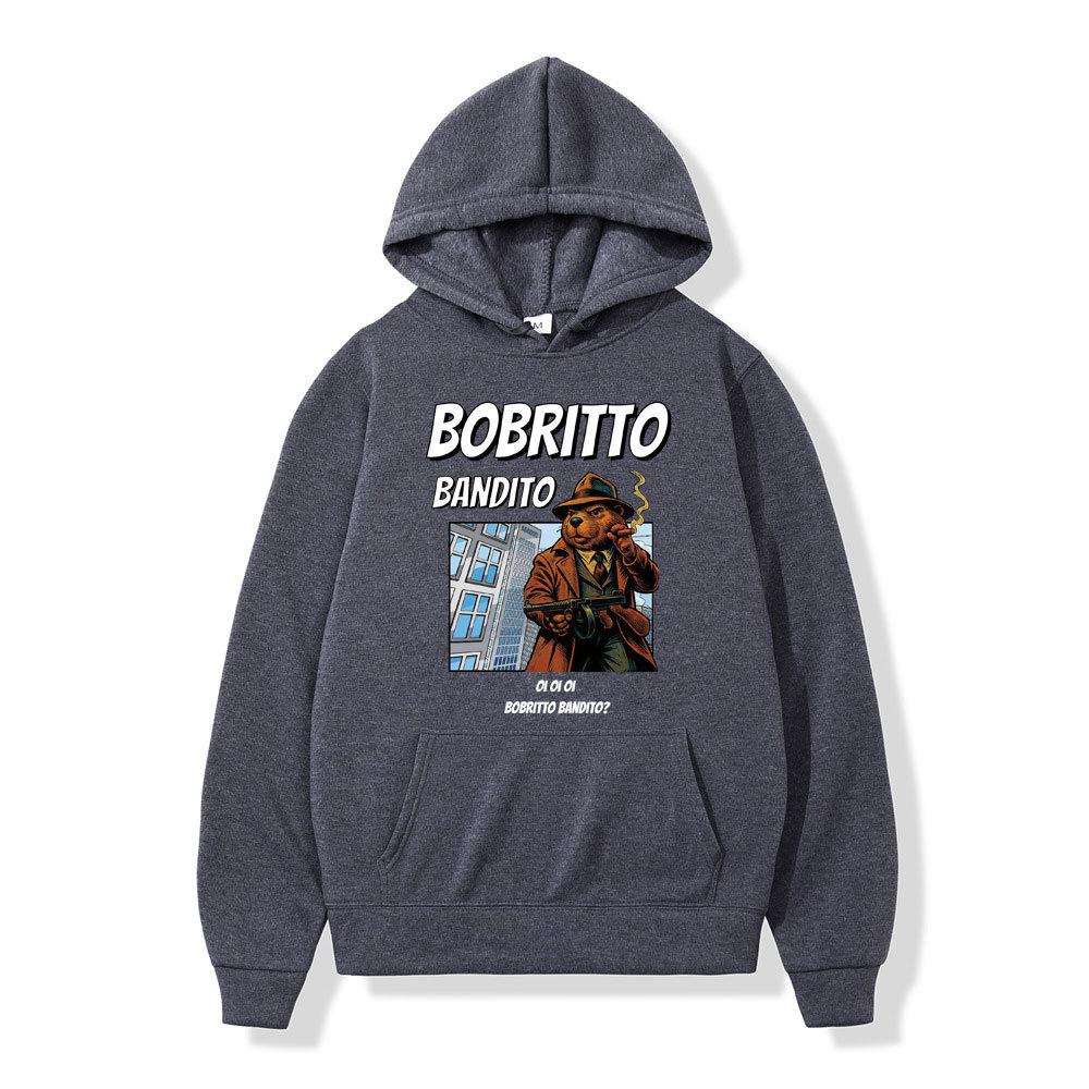 Смешная толстовка Bobrito Bandito Итальянский Мозголом Мужская Женская