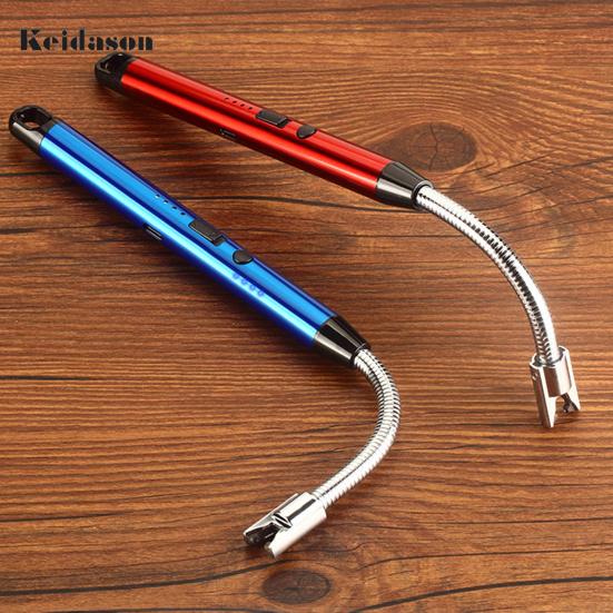 Прочный безмасляный USB-зажигатель с вращением на 360 градусов, газовая плита, угольная свеча, плазменная дуга для приготовления пищи