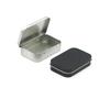 2Pcs Metal Box Flip Business Card Storage Box Wedding Jewelry Pill Cases Portable Boxes Container Cosmetic Organizer