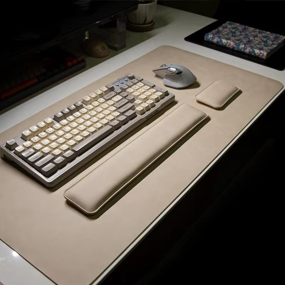 PU Desk Pad Waterproof Laptop Desk Mat Portable Large Mousepad  Mouse Wrist Guard